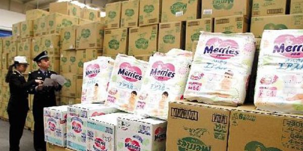 Import customs clearance agent case of Kao diapers in Japan